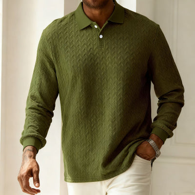 Camisa Casual de Manga Larga Botones Solapa - Versátil y Elegante - Image 4