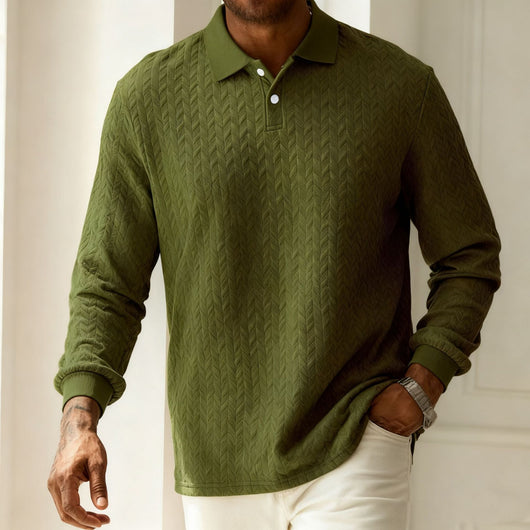 Camisa Casual de Manga Larga Botones Solapa - Versátil y Elegante - Image 4