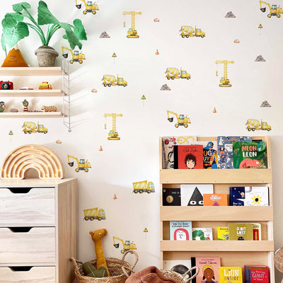 Stickers Adhesivos Decorativos Excavadora Infantil para Dormitorio Infantil - Image 10