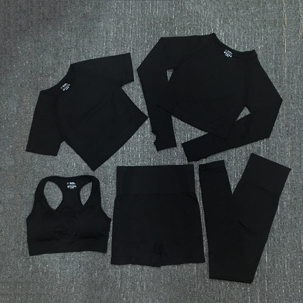 Conjunto Deportivo Ajustado de Manga Larga Estilo Europeo - Image 18