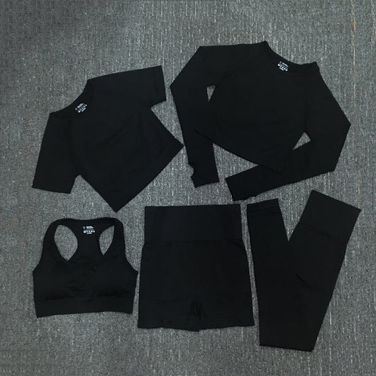 Conjunto Deportivo Ajustado de Manga Larga Estilo Europeo - Image 18
