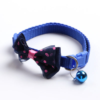 Collar Ajustable para Gato con Moño y Campana de Nylon - Image 23