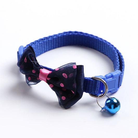 Collar Ajustable para Gato con Moño y Campana de Nylon - Image 23
