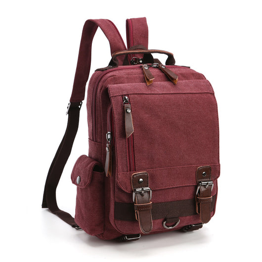 Bolsa de Pecho Cruzada de Lona para Viajes y Aventuras al Aire Libre - Image 5