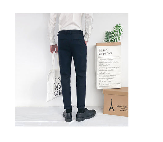 Pantalones Slim Rectos Versátiles de Moda para Hombre - Image 12