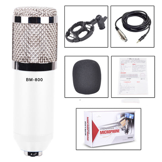 Micrófono Condensador de Diafragma Grande BM800