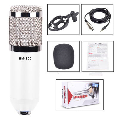 Micrófono Condensador de Diafragma Grande BM800