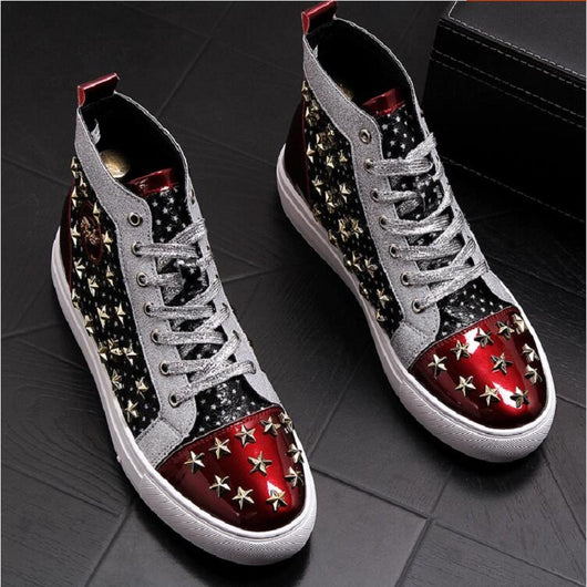 Zapatillas Altas Punk con Tachuelas - Estilo Casual Urbano - Image 7