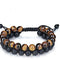 Tiger's Eye & Lava Stone Bracelet 1style