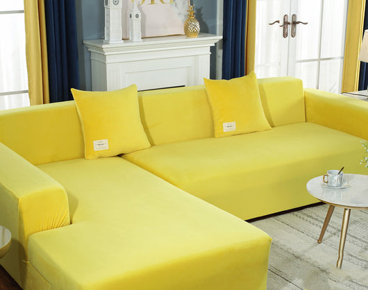 Funda de Sofá Chaise Gruesa y Elástica para Invierno - Image 5