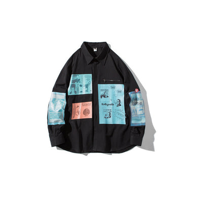 Camisa Estampada de Manga Larga para Hombre - Diseño Moderno y Personalizado - Image 6