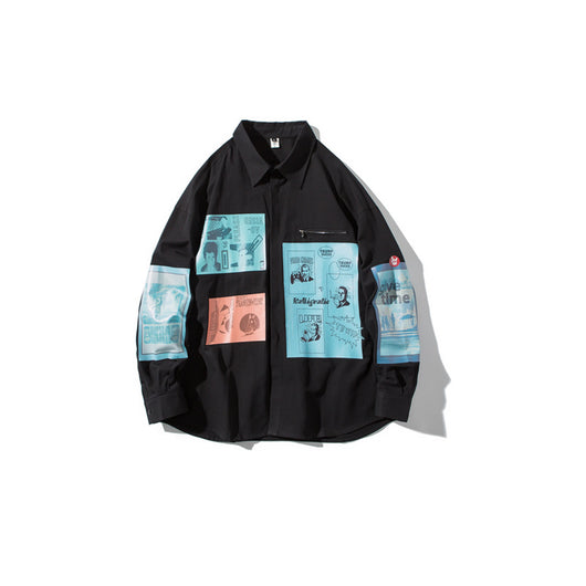 Camisa Estampada de Manga Larga para Hombre - Diseño Moderno y Personalizado - Image 6