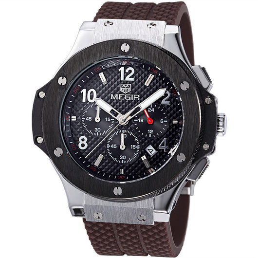 Reloj de Pulsera Deportivo Militar para Hombre con Cronógrafo de Cuarzo - Image 4