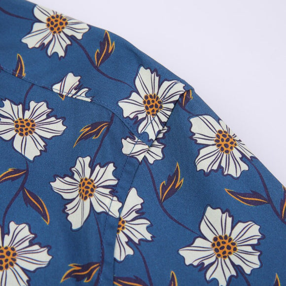 Camisa Estampada de Manga Larga para Hombre