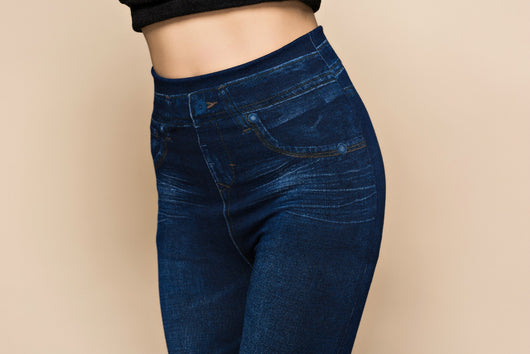Leggings Talla Grande Efecto Denim - Comodidad de Jeggings - Image 10