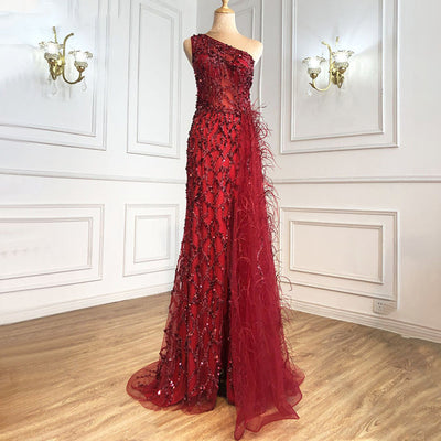 Vestido de Noche Elegante Corte Slim con Abertura Fishtail - Image 4