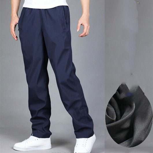 Pantalones de Chándal Casuales Hombre con Cachemira Transpirable Talla Grande - Image 13