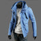 Chaqueta Táctica Versátil de Color Sólido para Hombre