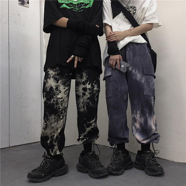 Pantalones Sueltos Tie-Dye Efecto Degradado