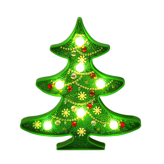 Lámpara LED Decorativa Navideña - Muñeco de Nieve y Árbol DIY - Image 20