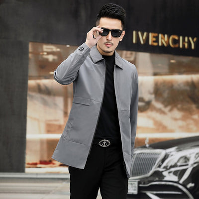 Gabardina Clásica para Hombre Lapel - Image 3
