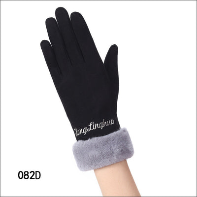 Guantes de Invierno Táctiles Impermeables de Ante - Image 10