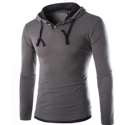 Sudadera Deportiva con Capucha y Costuras Decorativas para Hombre - Image 6