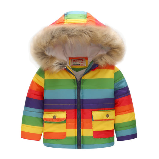 Chaqueta Térmica Infantil con Capucha - Algodón Grueso Acolchado Unisex - Image 31