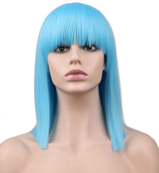 Peluca de Cosplay Anime Colores Vibrantes - Estilo Europeo y Americano - Image 8