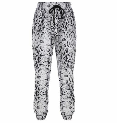 Pantalones Sueltos Estampado Serpiente con Efecto Adelgazante - Image 5