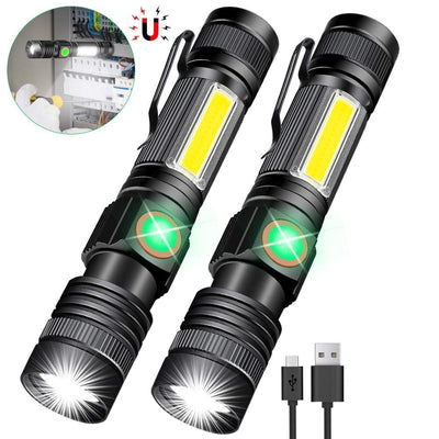 Linterna Portátil Zoom Magnética para Exteriores - Image 4