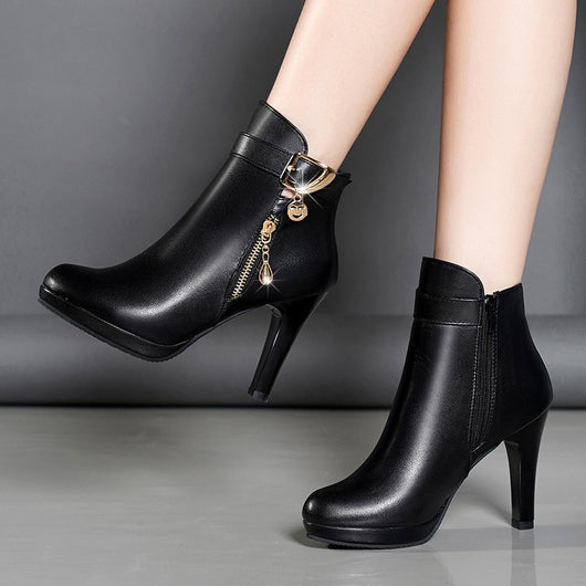 Botas de Cuero para Otoño Mujer - Image 5