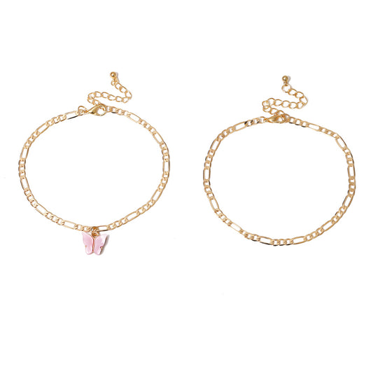 Pulsera de tobillo con mariposa delicada - Image 6
