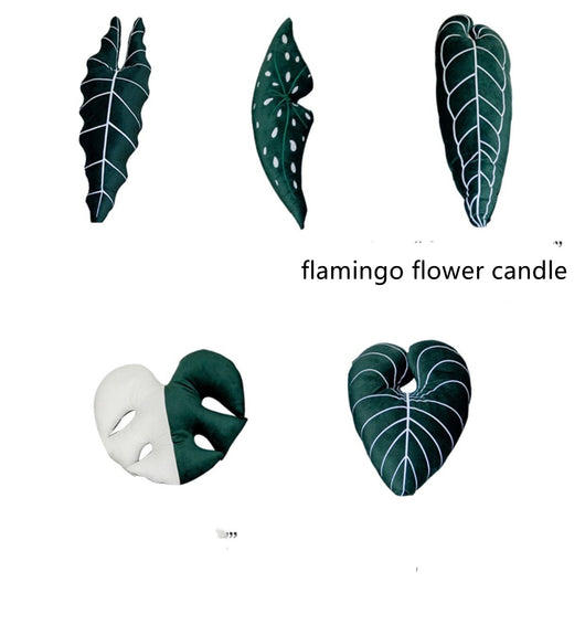 Almohada Lumbar Monstera Blanca - Cojín Decorativo para Sofá y Cama - Image 7