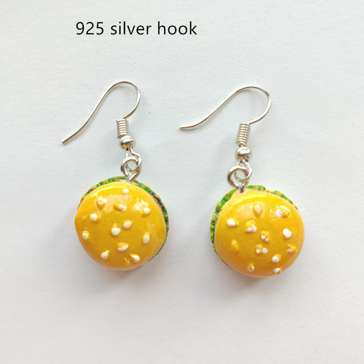 Aretes Divertidos de Hamburguesa Creativa - Image 31