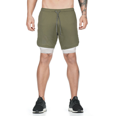 Shorts Joggers 2 en 1 para Hombre - Deportivos con Bolsillos Ocultos y Cierre de Seguridad - Image 15