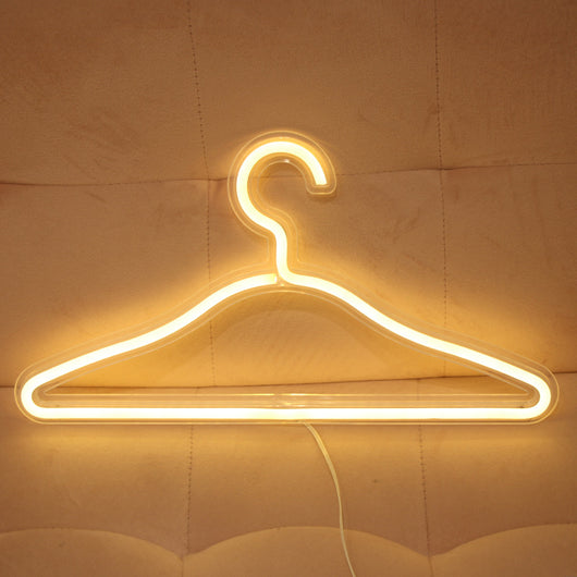 Perchero LED Neón con Luz USB - Soporte para Ropa Iluminado - Image 4
