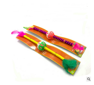 Juguete Interactivo para Gatos - Vara de Madera Artesanal con Ratón - Image 14