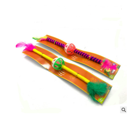Juguete Interactivo para Gatos - Vara de Madera Artesanal con Ratón - Image 14