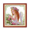 Kit de Punto de Cruz Angelical con Alas - Diseño Niña Adorable