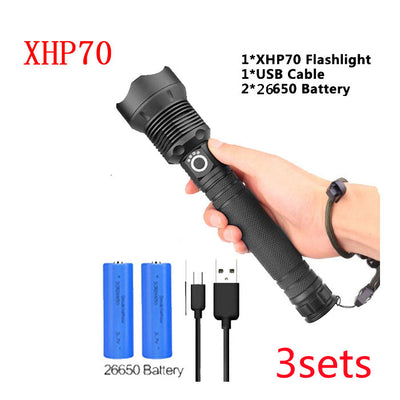 Linterna LED Zoom P50 con Carga USB - Image 56