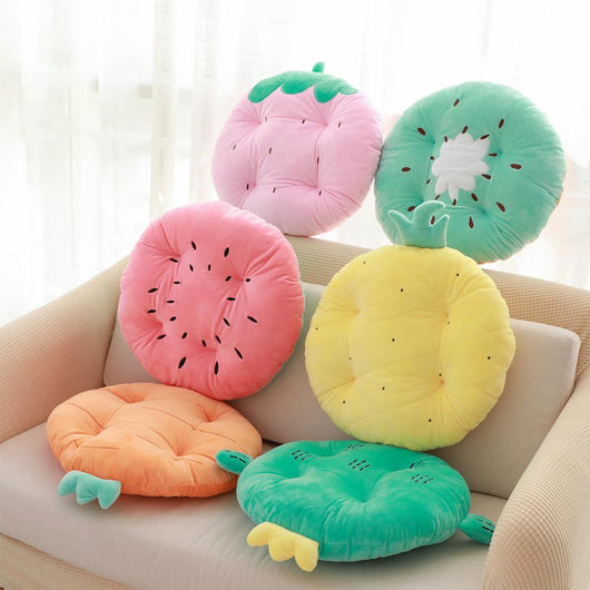 Cojín de Asiento Ergonómico Frutal para Oficina y Hogar