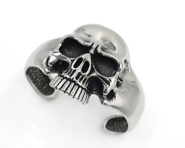 Pulsera de Acero Titanio Calavera para Hombre