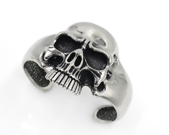 Pulsera de Acero Titanio Calavera para Hombre