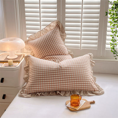 Funda de Almohada 100% Algodón con Volantes - Individual Lavado - Image 6