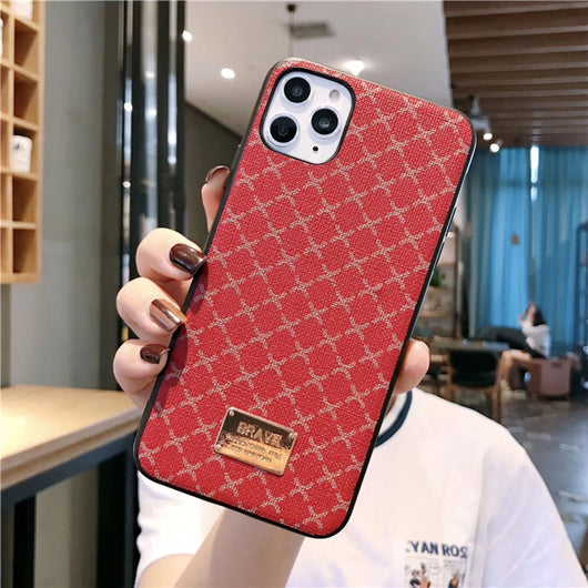 Funda de Cuero Suave para Teléfono Móvil