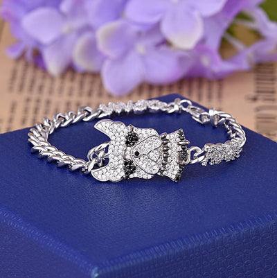 Pulsera de Cristales Brillantes con Perrito Adorable - Image 7