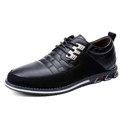 Zapatos de Cuero Casual Estilo Británico para Hombre - Talla Grande - Image 19