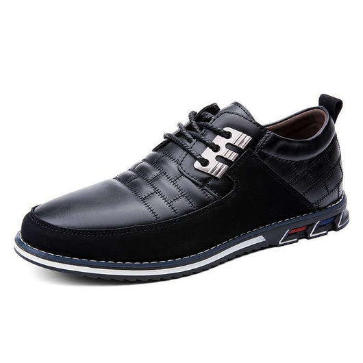 Zapatos de Cuero Casual Estilo Británico para Hombre - Talla Grande - Image 19