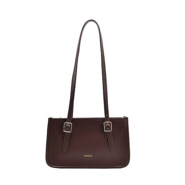 Bolso Bandolera Retráctil de Color Liso - Portátil y Minimalista